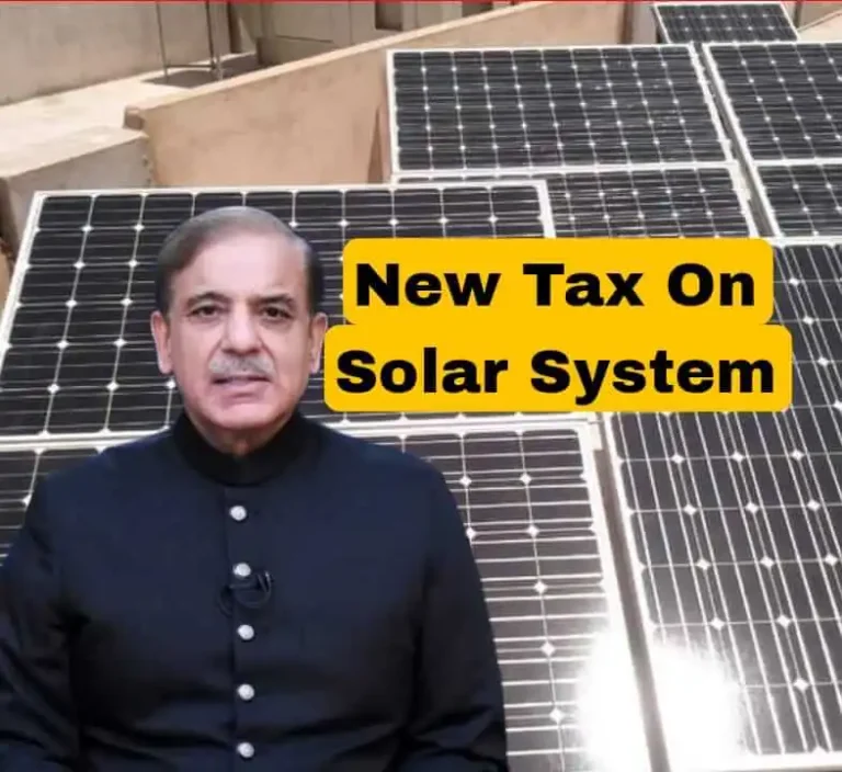 New Tax on Solar System In Pakistan