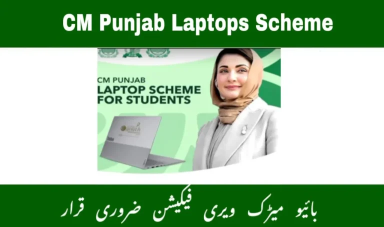 CM Punjab Laptop Scheme 2025