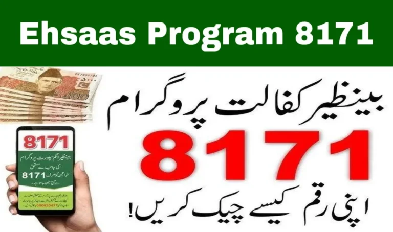Ehsaas Program 8171 – Eligibility, Payment, and Tracking Info 2025