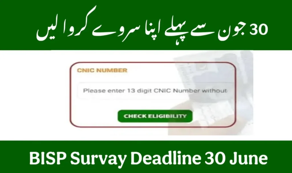 BISP Survey Deadline 30 June 2025