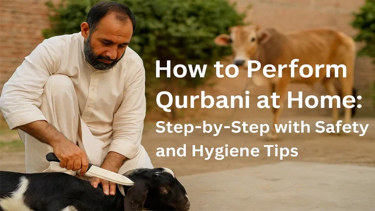How to Perform Qurbani at Home: Step-by-Step Guide with Safety and Hygiene Tips