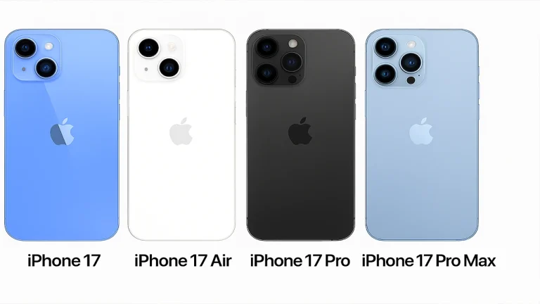 iPhone 17 Series Comparison 2025 – iPhone 17 vs Air vs Pro vs Pro Max