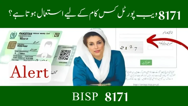 What is the 8171 Web Portal Used For? | Easy Guide to BISP and Ehsaas Support