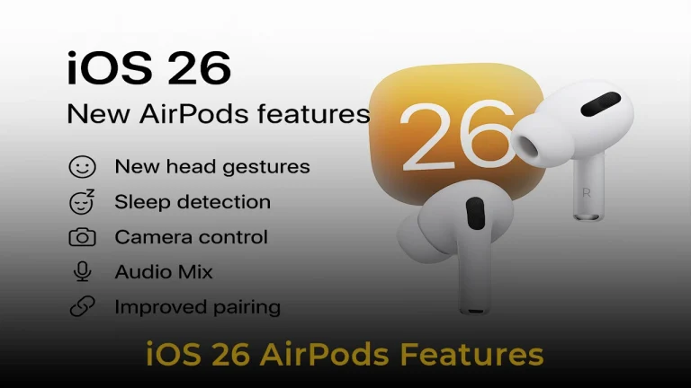 iOS 26 AirPods Features – Sleep Detection, Camera Control & More