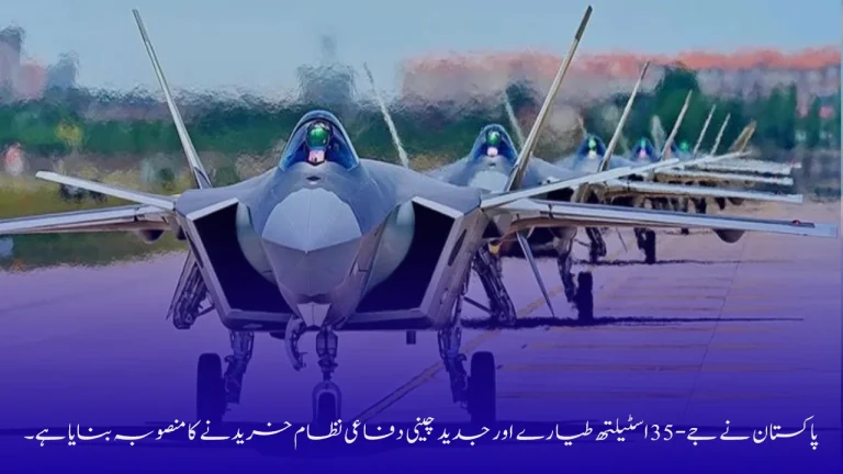 Pakistan Plans to Buy J-35 Stealth Jets and Advanced Chinese Defense Systems