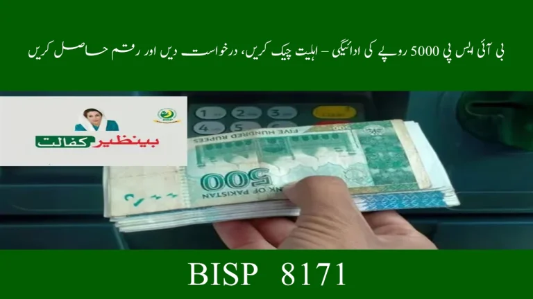 BISP Rs 5000 Payment – Check Eligibility, Apply & Receive Cash (2025)