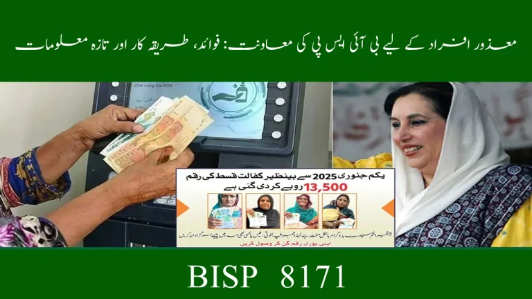 BISP Support for Disabled: Benefits, Process & Updates