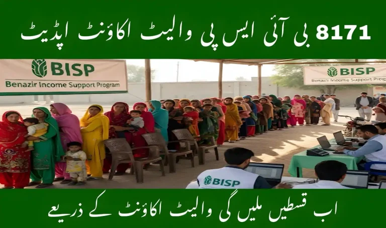 BISP 8171 Update Wallet Account Payment for Beneficiaries in Selected Districts