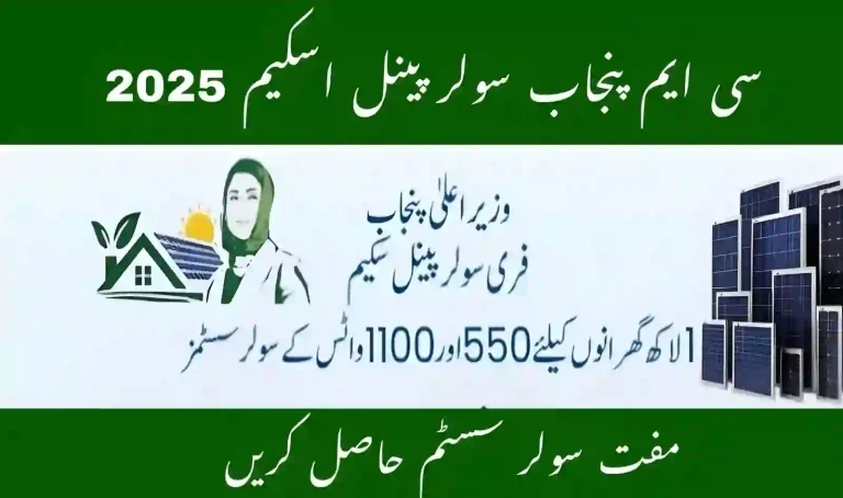 CM Punjab Solar Panel Scheme 2025