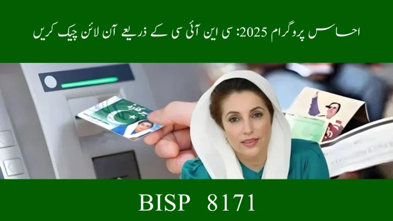 Ehsaas Program 2025 CNIC Check Online – Get Rs. 13500 | Full Guide August